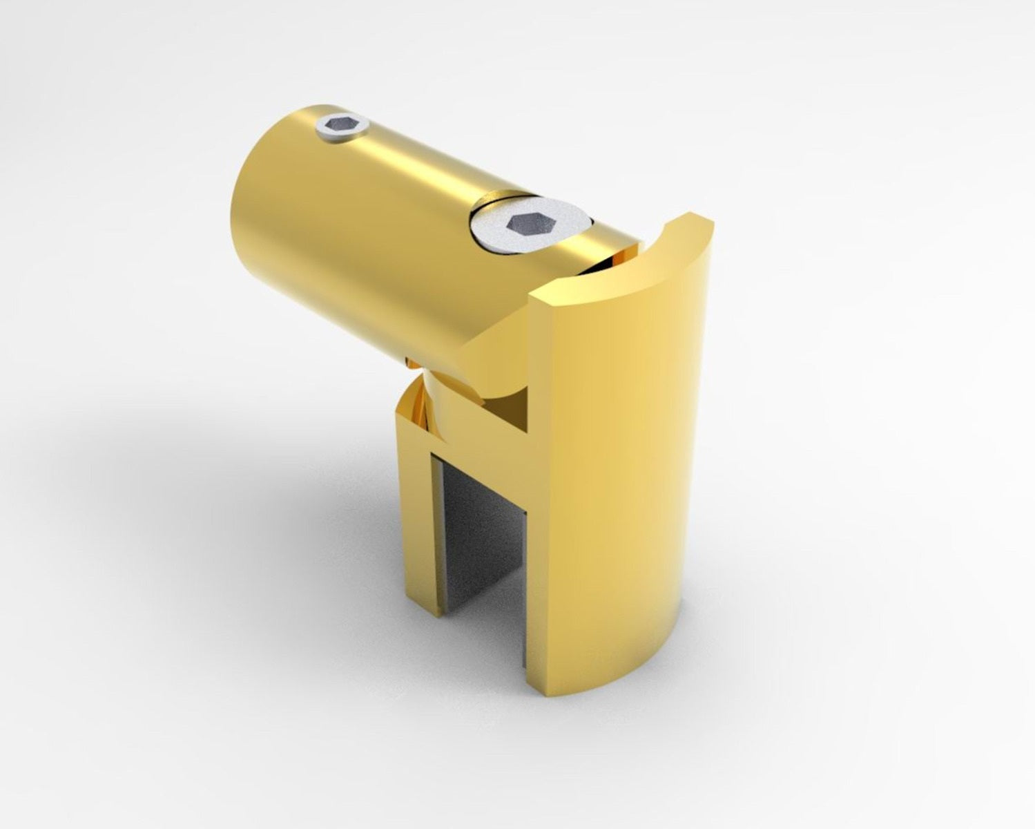 Drehbarer Glashalter für runde Stabilisierungsstange Ø 12 mm, Art.Nr. S1204