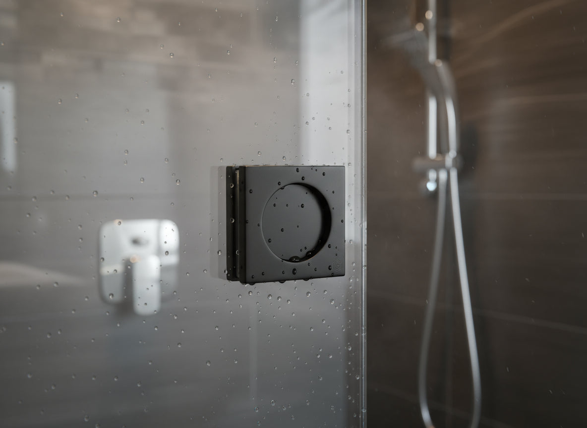 Griffmuschel – quadratisch, Edelstahl, zum Verschrauben, Ø 65/45 mm