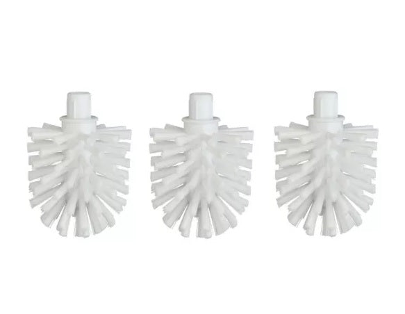 Smedbo Xtra Ersatzbürstenkopf Set – 3 Stück in Weiß
