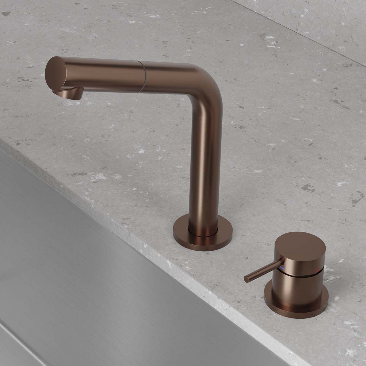 ScandTap Harmonized B2P Küchenarmatur, Amber