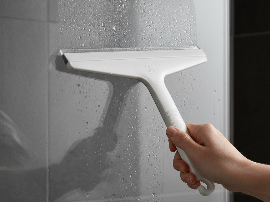 Duschabzieher Typ Riva mit weicher Abziehlippe – Made in Germany – Optional mit Haken – Art.Nr. 423310