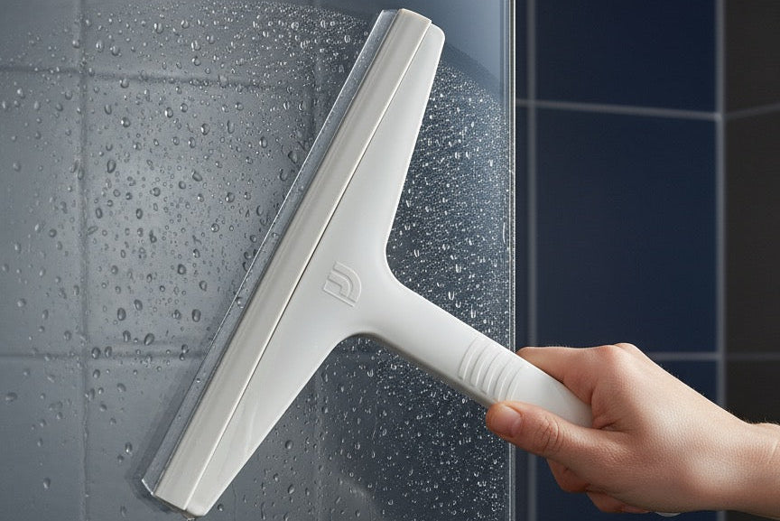 Duschabzieher Typ Riva mit weicher Abziehlippe – Made in Germany – Optional mit Haken – Art.Nr. 423310