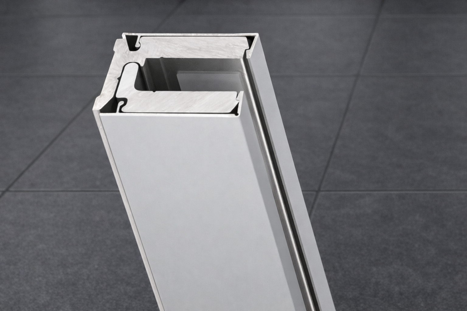 Klemmprofil-Set Typ CR mit Abdeckprofilen für 8 mm Glas – Inkl. 5 Glasklemmen – Art.Nr. EUMB