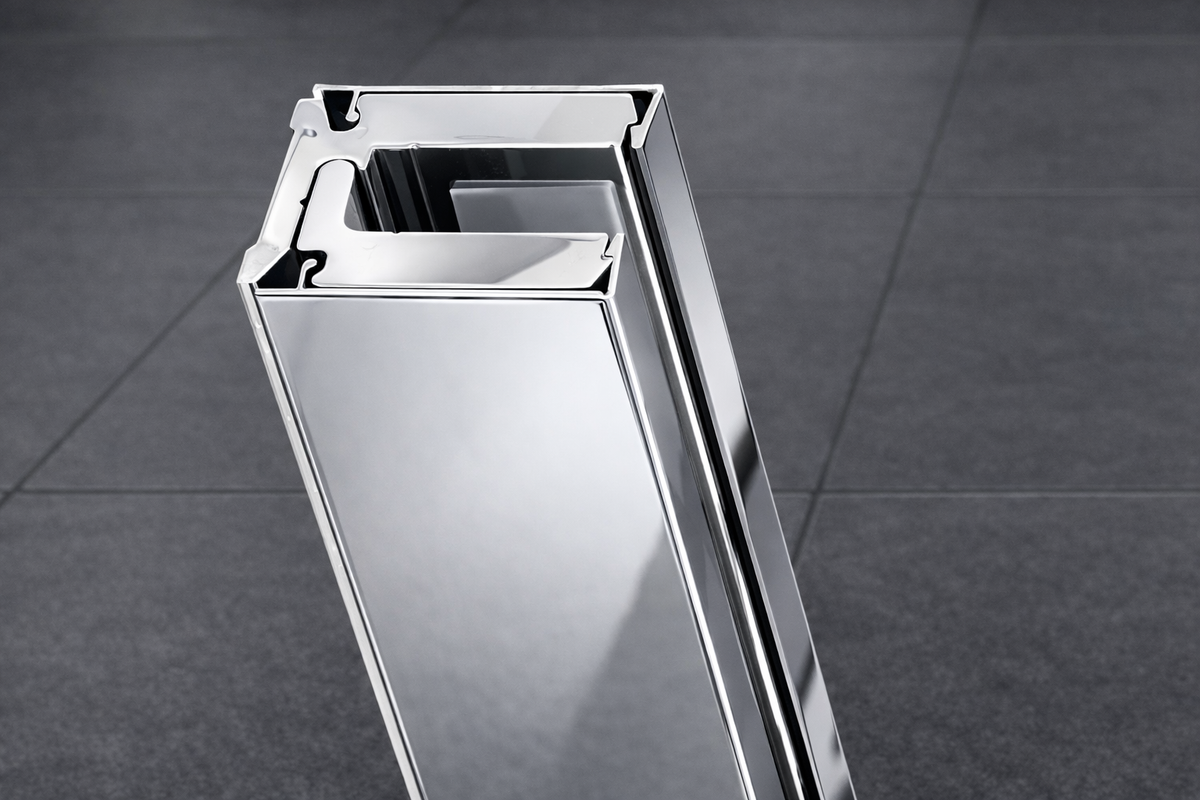 Klemmprofil-Set Typ CR mit Abdeckprofilen für 8 mm Glas – Inkl. 5 Glasklemmen – Art.Nr. EUMB