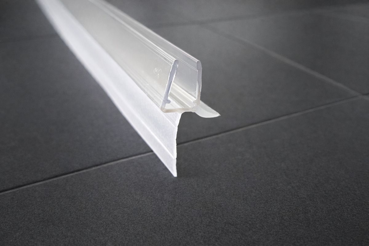 Duschdichtung mit kürzbarer 20 mm Lippe – Für 6 oder 8 mm Glas, Lücken 18-22 mm – Art.Nr. 5104