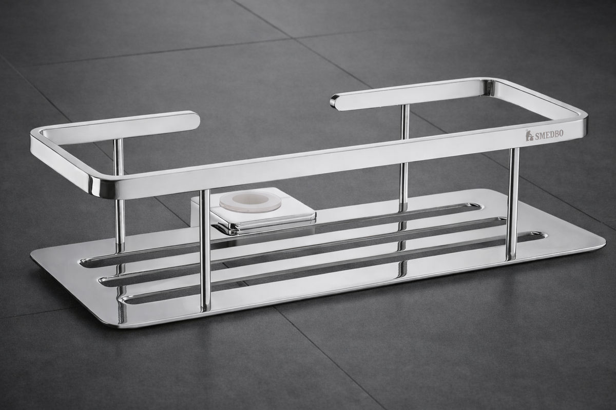 Smedbo DK3006 Duschkorb Brausestange Ø 18–25 mm Chrom Messing