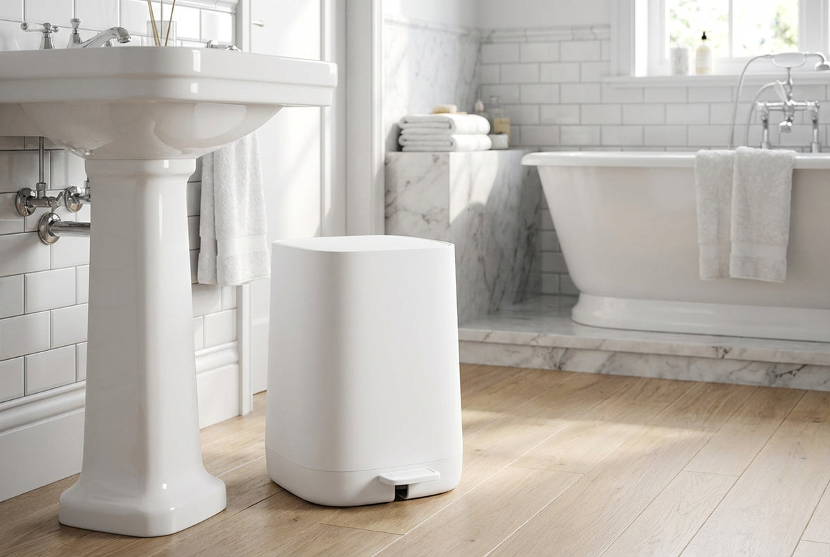 SATIN SQUARE Kosmetikeimer 4 L – leise, hygienisch und im modernen Satin Design