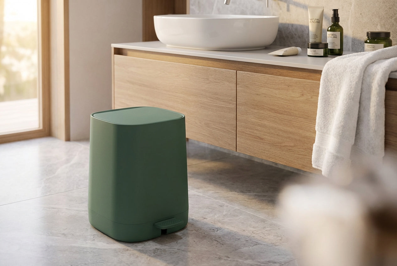 SATIN SQUARE Kosmetikeimer 4 L – leise, hygienisch und im modernen Satin Design