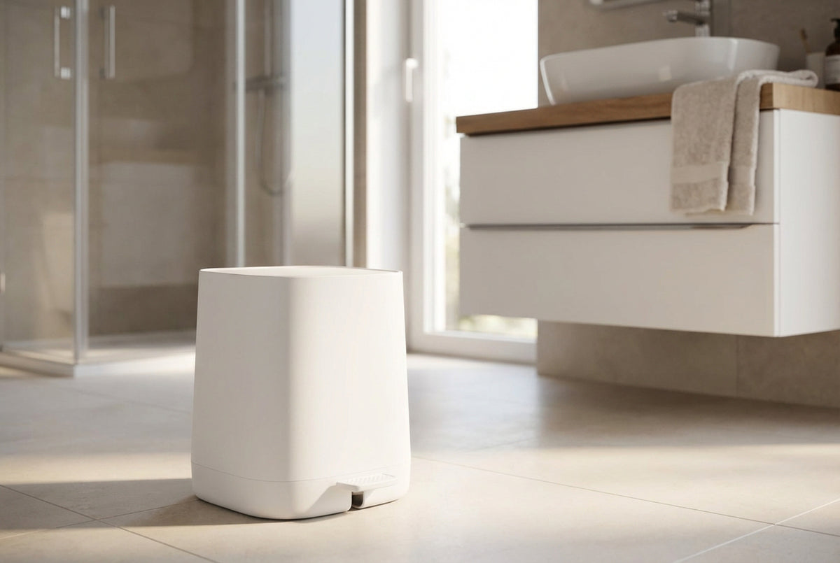 SATIN SQUARE Kosmetikeimer 4 L – leise, hygienisch und im modernen Satin Design