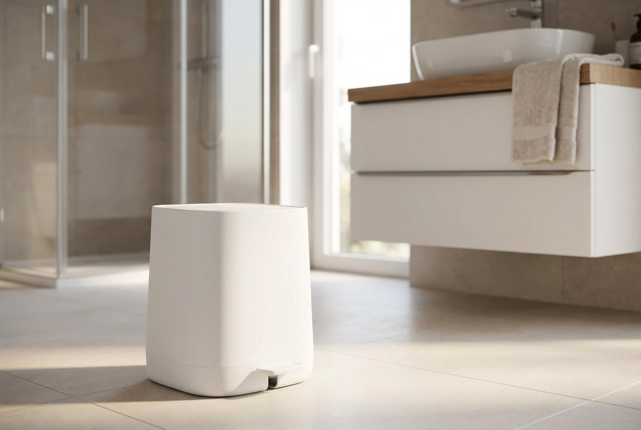 SATIN SQUARE Kosmetikeimer 4 L – leise, hygienisch und im modernen Satin Design