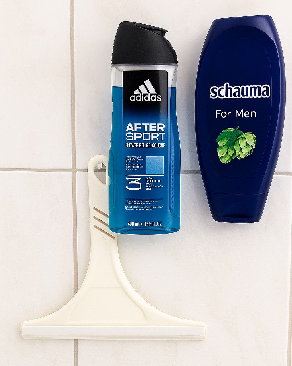 Magnetische Flaschenhalterung für Shampoo und Duschgel – Ordnung, Design und 100 % Restentleerung