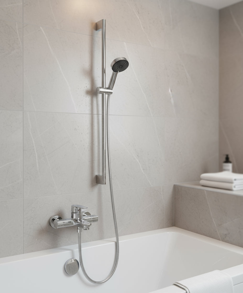 Hansgrohe Brauseset Pulsify 105 3jet Relaxation mit Brausestange 90 cm – Chrom – Art.Nr. PBG1053R90