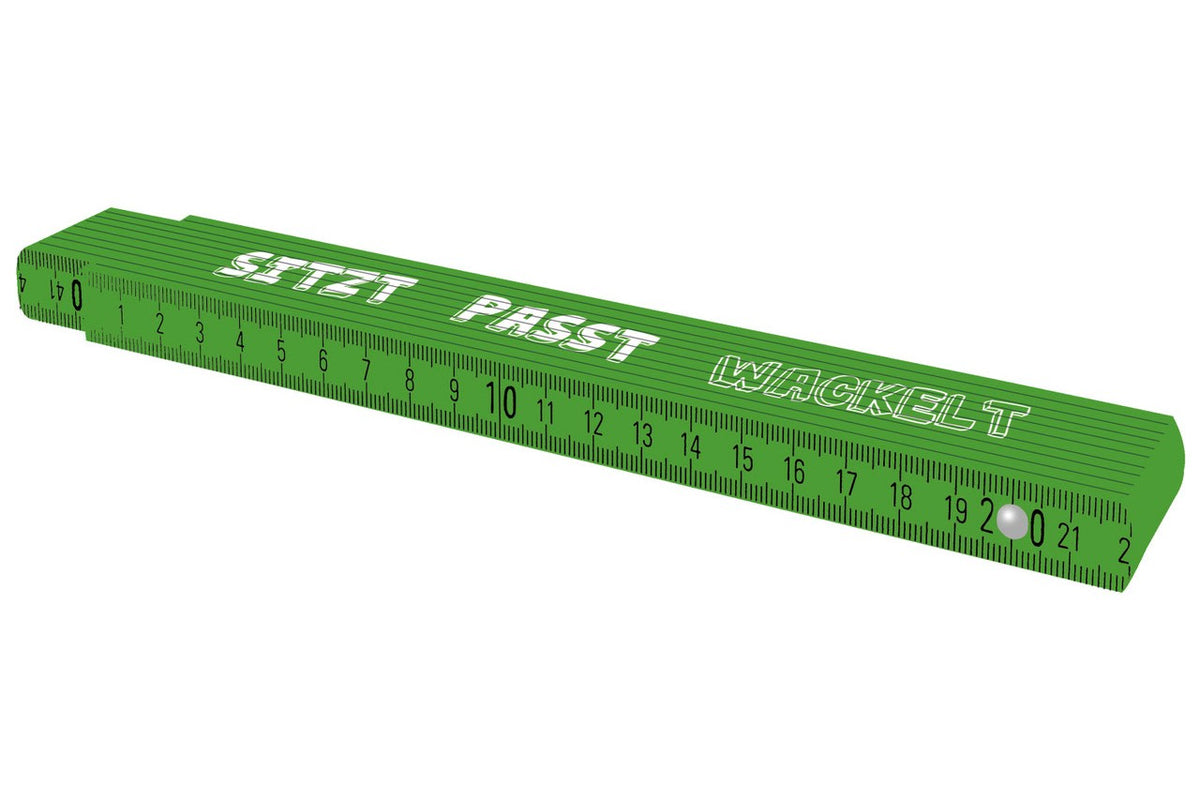 TOX Meterstab farbenfroh – 2 m mit Winkelmessfunktion