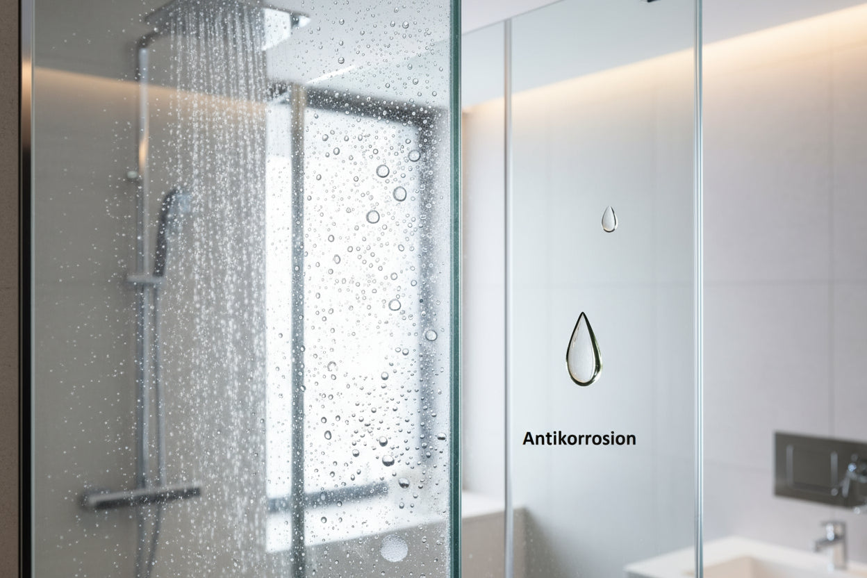 Anti-Korrosionsglas SGG Timeless Planiclear (korrosionsbeständiges ESG) für Duschtrennwände