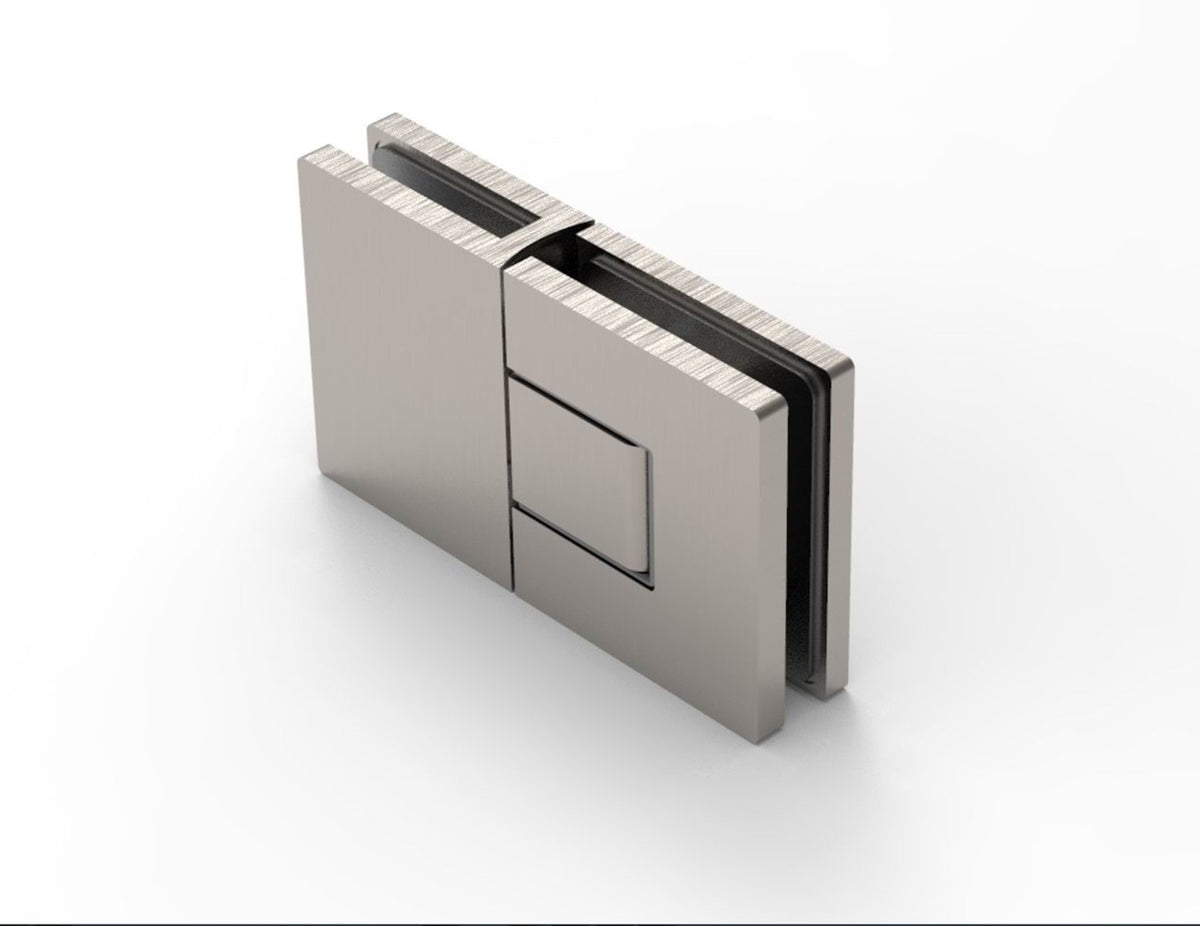 Pendeltürband mit Hebe-Senk Funktion 180°, Glas-Glas Scharnier, Typ Nobiallo