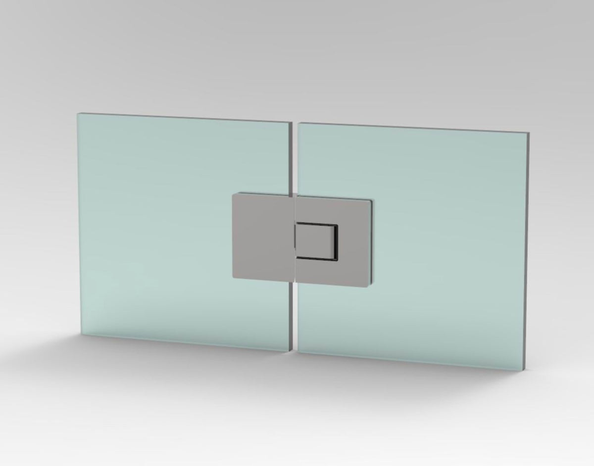 Pendeltürband mit Hebe-Senk Funktion 180°, Glas-Glas Scharnier, Typ Nobiallo