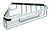 Eck-Schwammkorb verchromt 250x172x61 mm VIGOUR one – Wandmontage