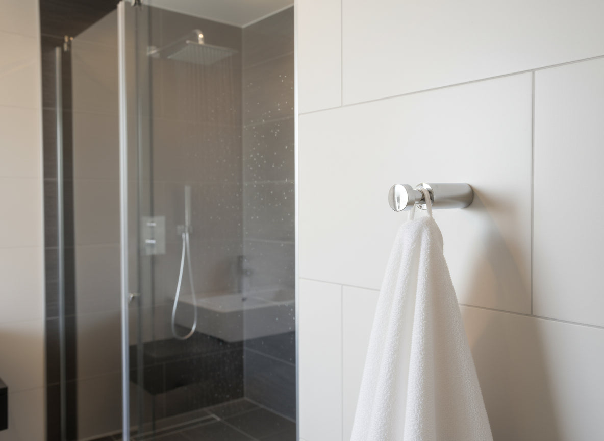 Vigour Handtuchhaken one V1 verchromt – 50 mm, verdeckte Montage, inkl. Befestigung – Art.Nr. ONHA