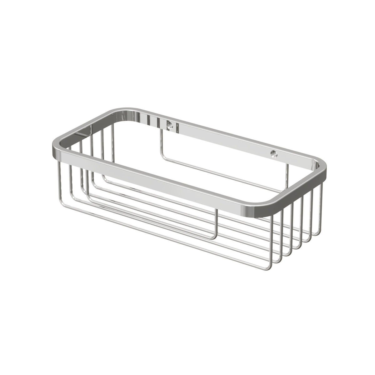 Schwammkorb verchromt rechteckig 205x104x60 mm VIGOUR one – Wandmontage