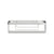 Schwammkorb verchromt rechteckig 205x104x60 mm VIGOUR one – Wandmontage