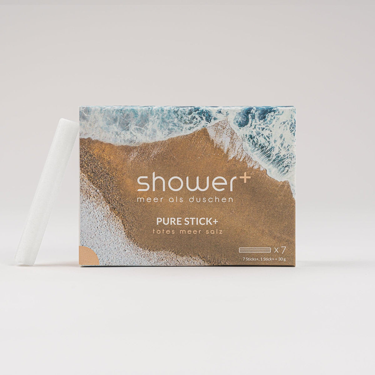 ShowerPlus Totes Meer Salz Sticks, Verpackung mit 7 Salzsticks für die Mineralstoff-Dusche