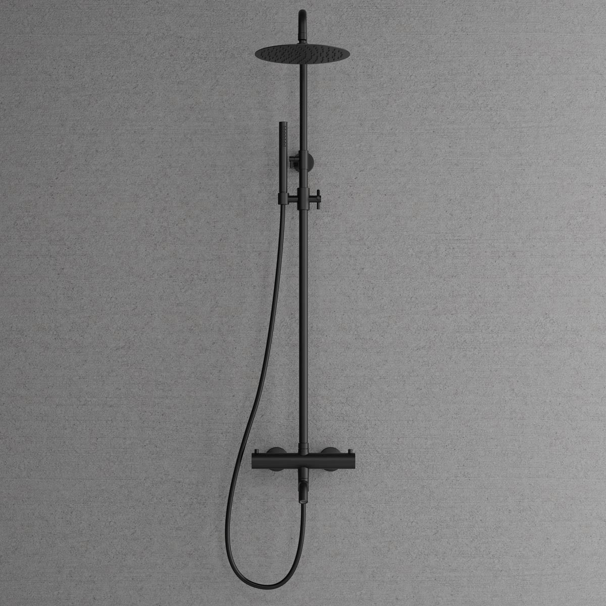 ScandTap Pleasure 3 Regendusch-Set mit Wanneneinlauf, Schwarz, Originalfoto
