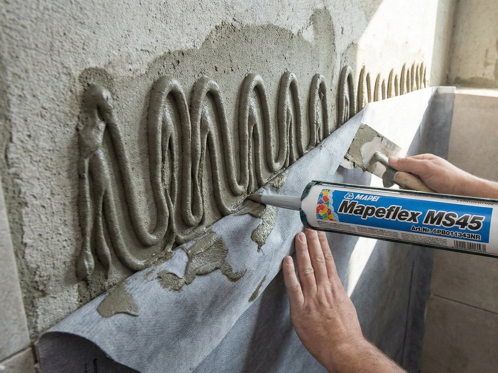 Mapei MS-Dicht- und Klebstoff MS45 – 310 ml, elastisch, überstreichbar – Art.Nr. 6PB011343NR