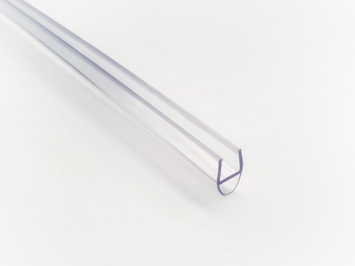 Polycarbonat-Streifdichtung (Ballondichtung) hochtransparent – Für 6 oder 8 mm Glas – Art.Nr. S007