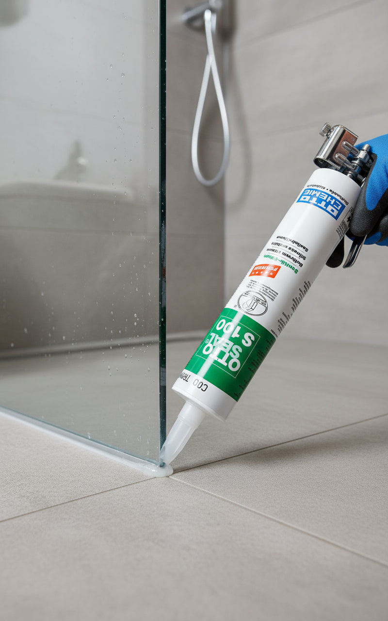 OTTO S100 Premium-Sanitär-Silikon – 300 ml transparent für Dusche und Bad