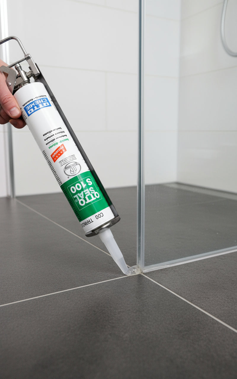 OTTO S100 Premium-Sanitär-Silikon – 300 ml transparent für Dusche und Bad