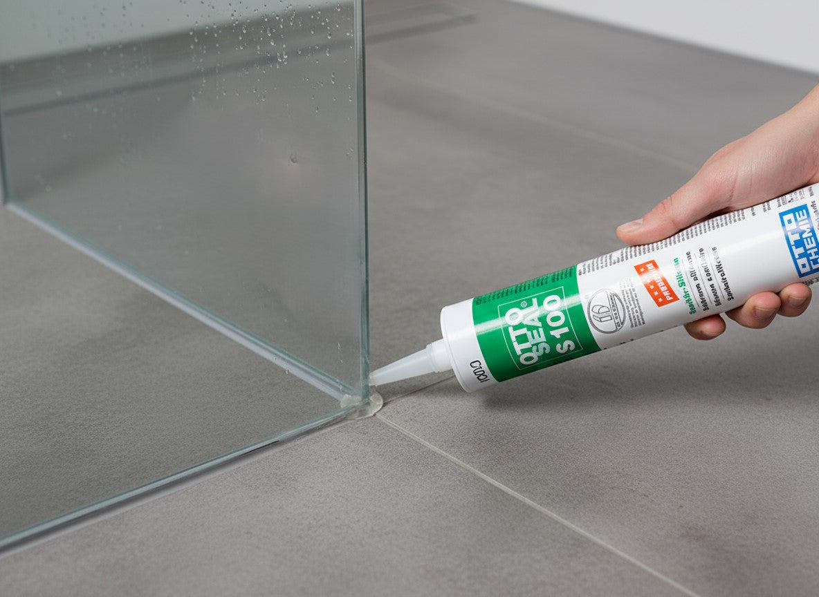 OTTO S100 Premium-Sanitär-Silikon – 300 ml transparent für Dusche und Bad