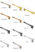 Stabistangen-Set rund, Glas-Wand, flexibel einstellbar, 12 mm Rohr, Art.Nr. S1212SET
