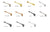 Stabistangen-Set rund, Glas-Wand, flexibel einstellbar, 12 mm Rohr, Art.Nr. S1212SET