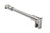 Stabistangen-Set rund, Glas-Wand, flexibel einstellbar, 12 mm Rohr, Art.Nr. S1212SET