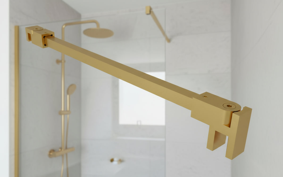 Kristhal Stabilisierungsstangen-Set quadratisch – 1200 mm, 12x12 mm, flexibel für 8-10 mm Glas – Art.Nr. S1212SET