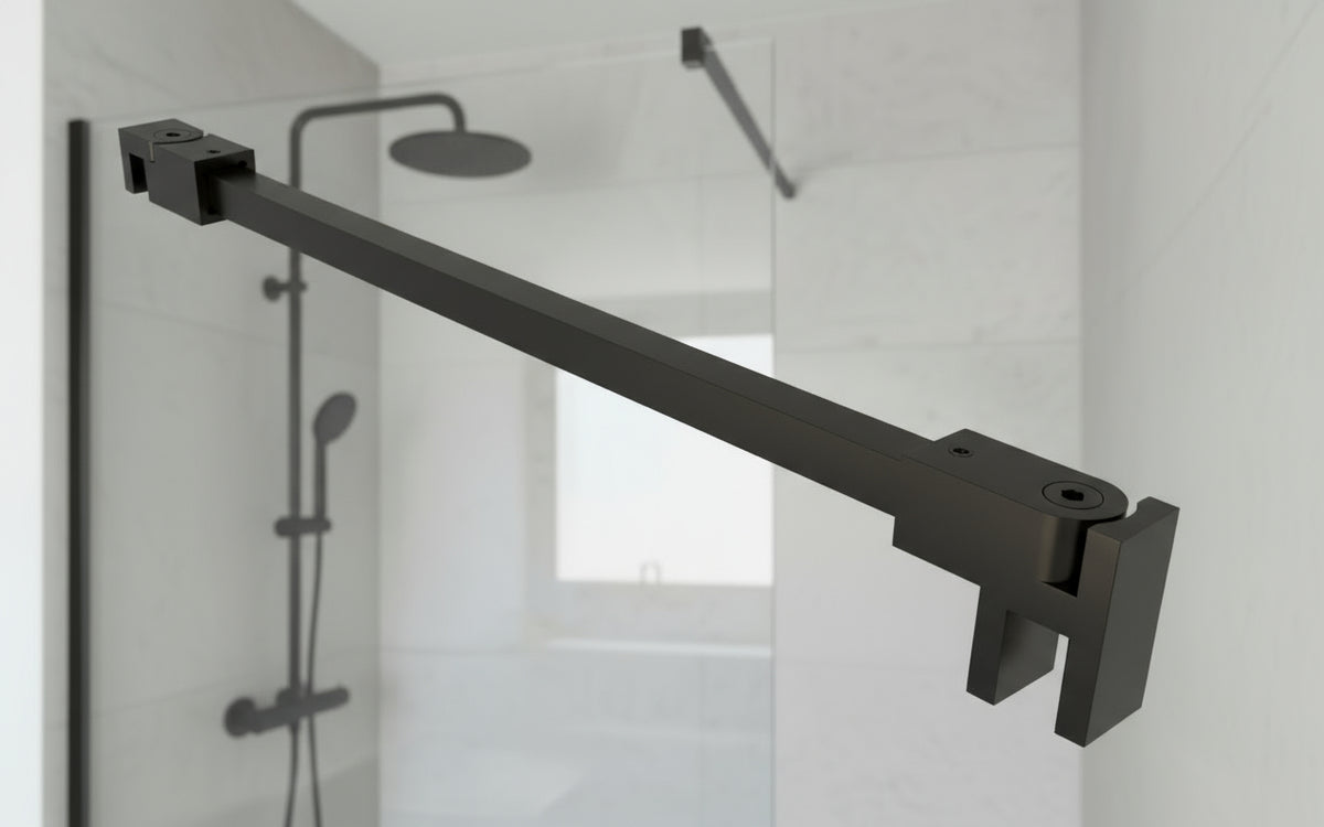 Kristhal Stabilisierungsstangen-Set quadratisch – 1200 mm, 12x12 mm, flexibel für 8-10 mm Glas – Art.Nr. S1212SET