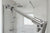 Stabistangen-Set rund, Glas-Wand, flexibel einstellbar, 12 mm Rohr, Art.Nr. S1212SET