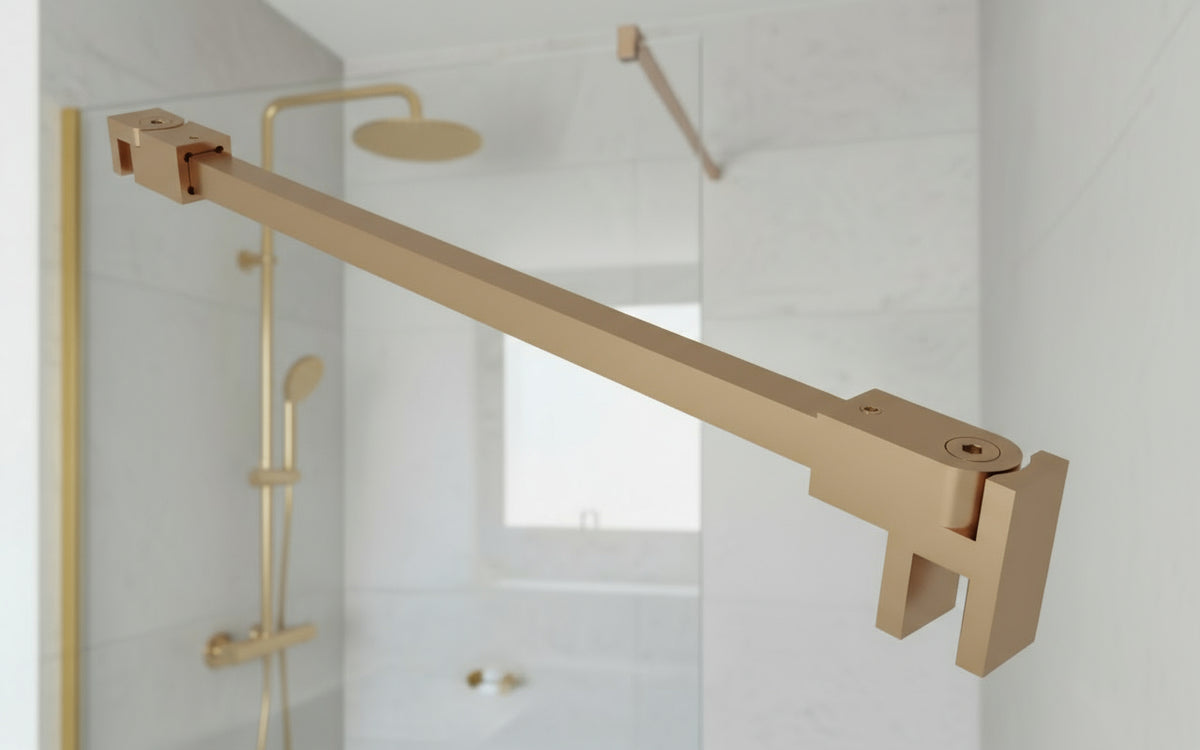 Kristhal Stabilisierungsstangen-Set quadratisch – 1200 mm, 12x12 mm, flexibel für 8-10 mm Glas – Art.Nr. S1212SET