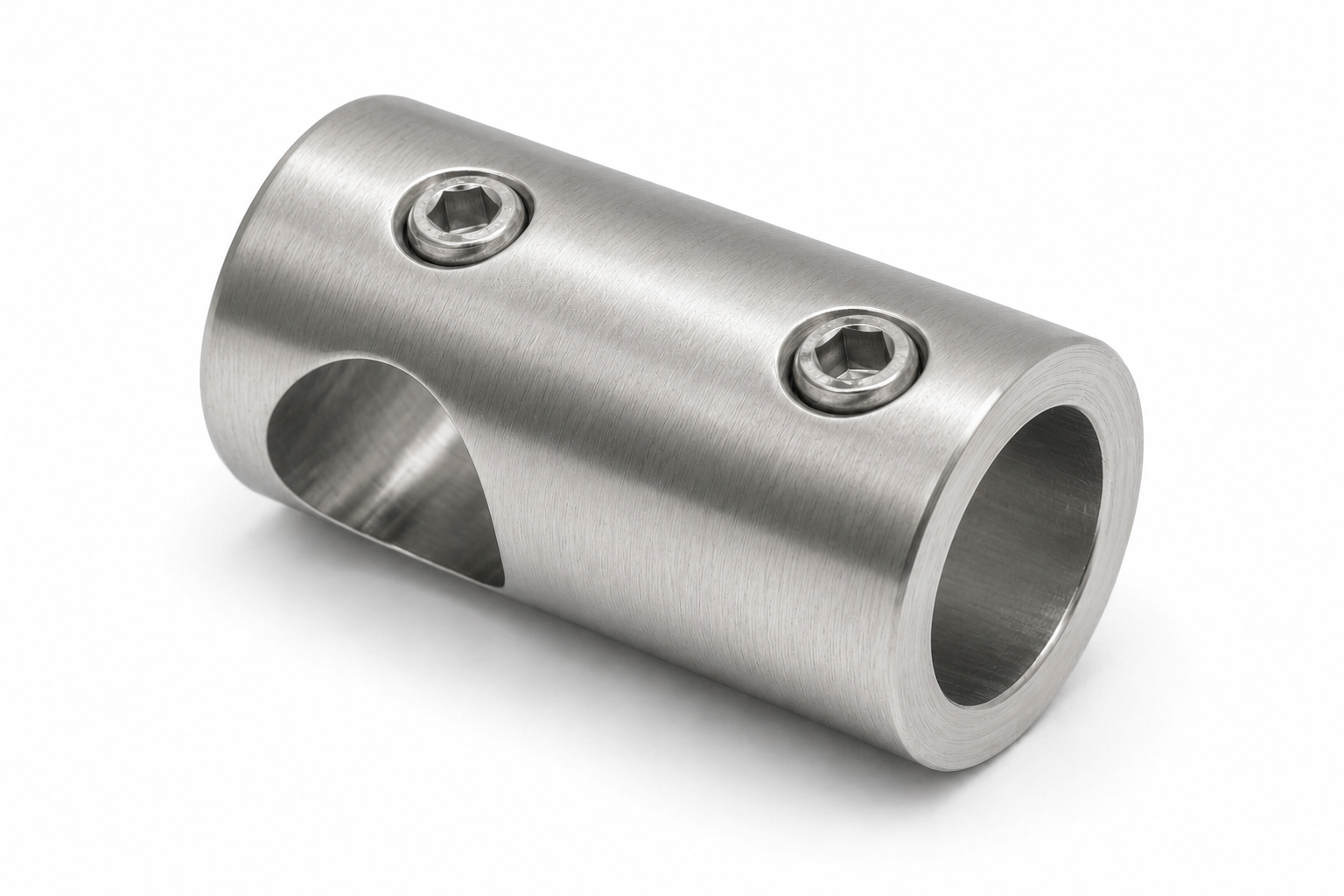 T-Verbinder kurz für Stabistange Ø 12 mm aus Messing, 11 Oberflächen