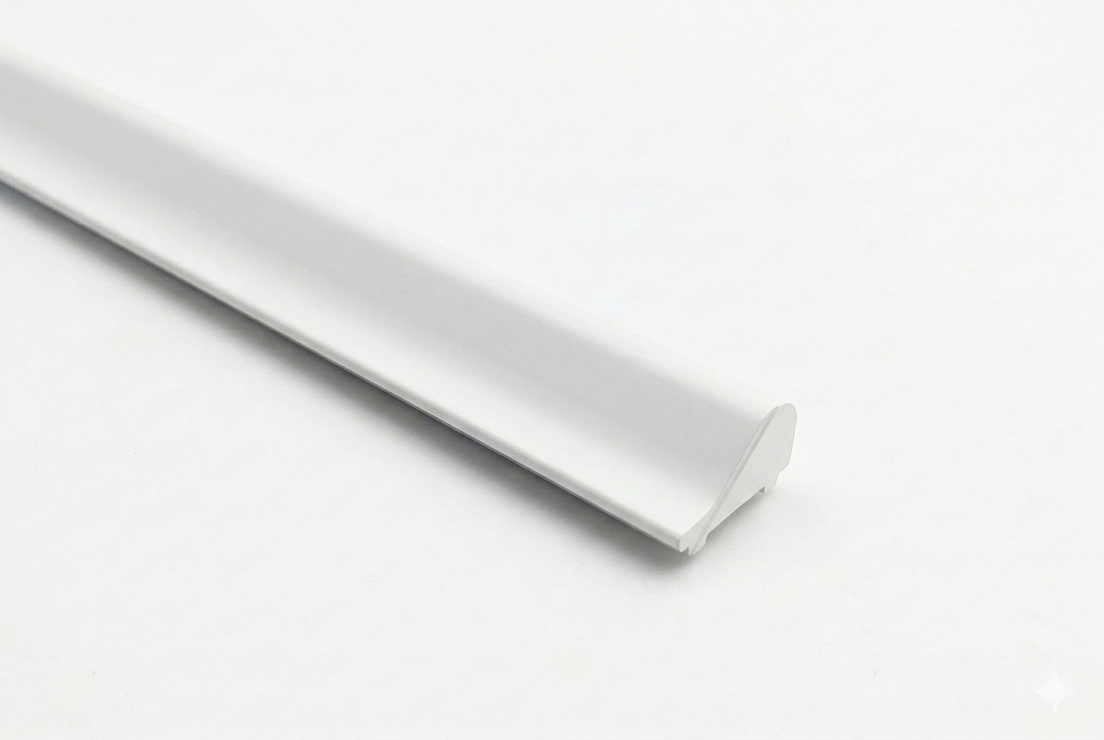 Schwallprofil S1L – Metall Vollmaterial 15 × 9 mm, 100–240 cm