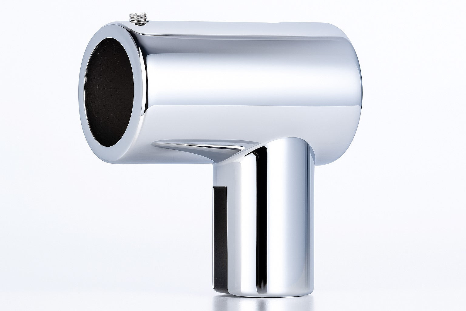 Drehbarer Glashalter für Stabilisierungsstange Ø 19 mm – einseitig geschlossen, Doppelzylinder
