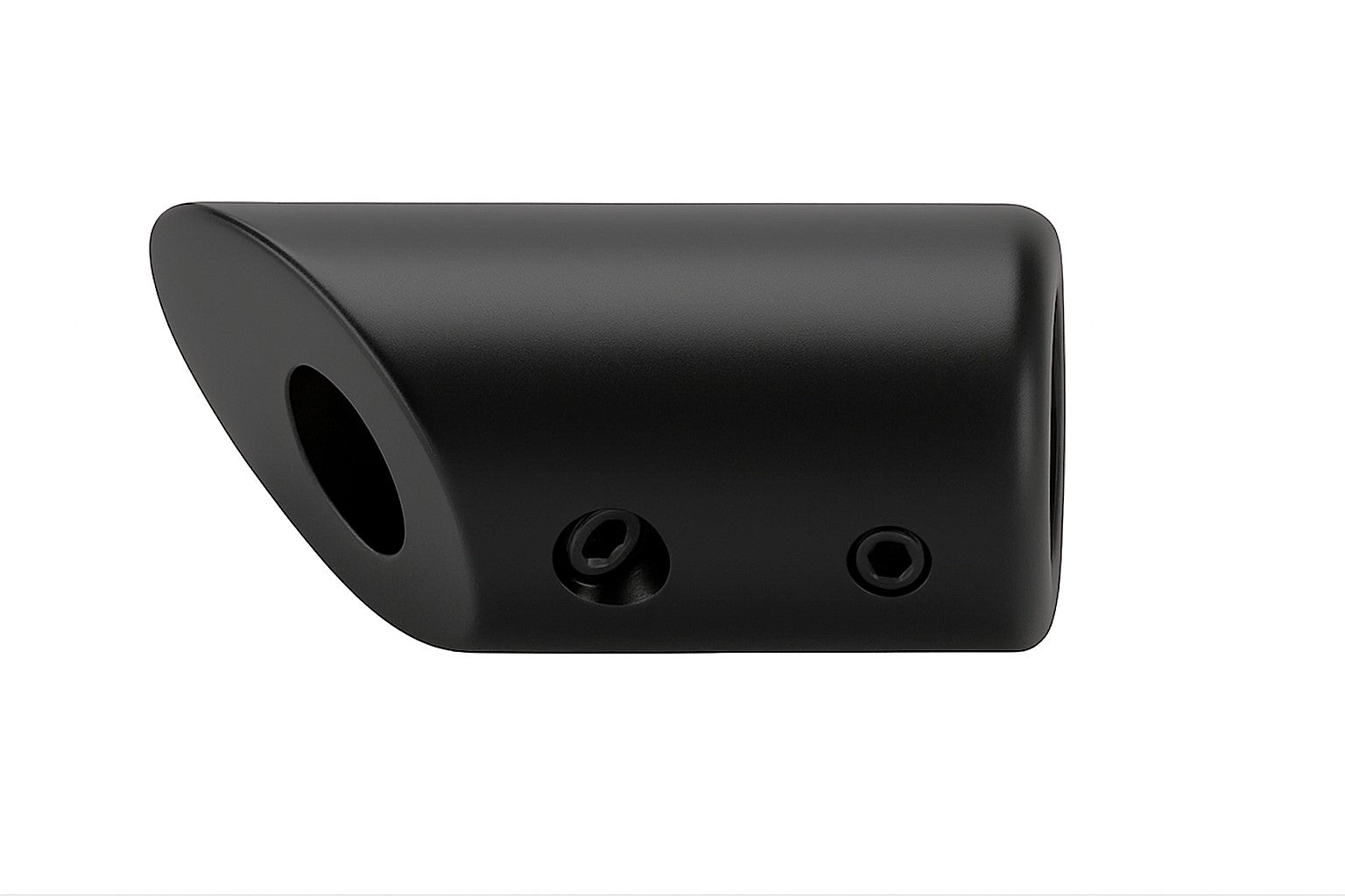 Wandhalter für Stabilisierungsstange Ø 19 mm – 45° Montage, 4 Oberflächen, massives Messing