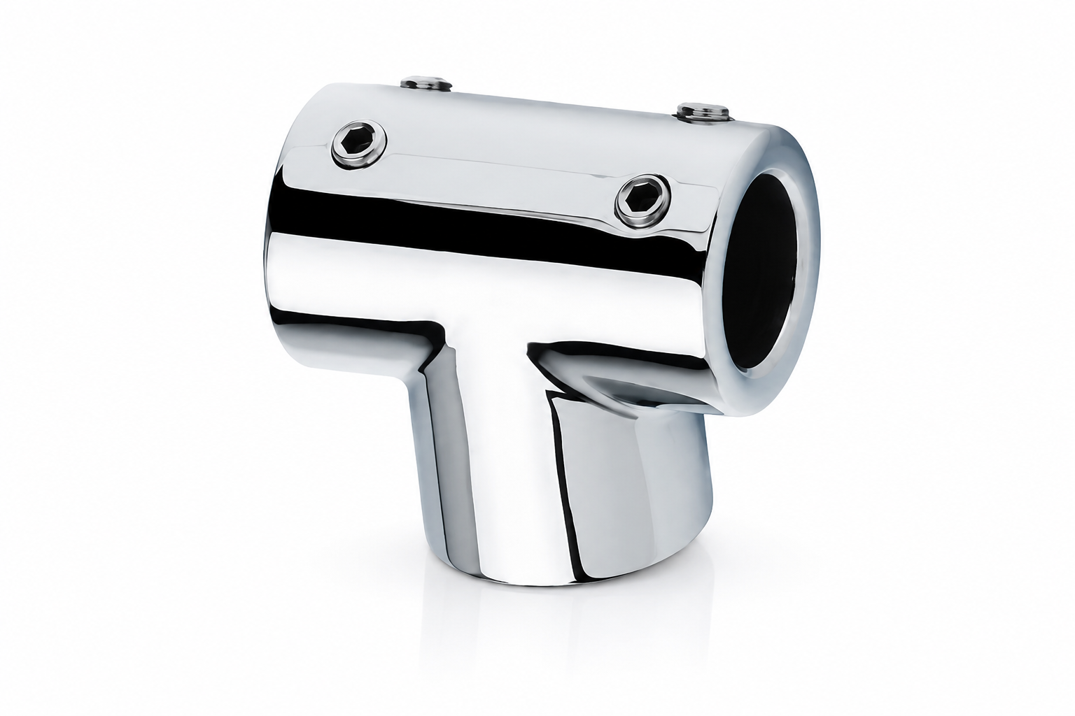 T-Verbinder kurz für Stabistange Ø 19 mm aus Messing, CRL