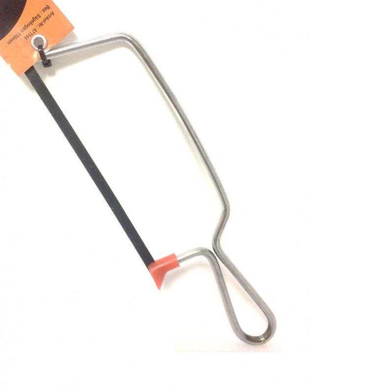 Handsäge vernickelt, für den Zuschnitt von Duschdichtungsprofilen