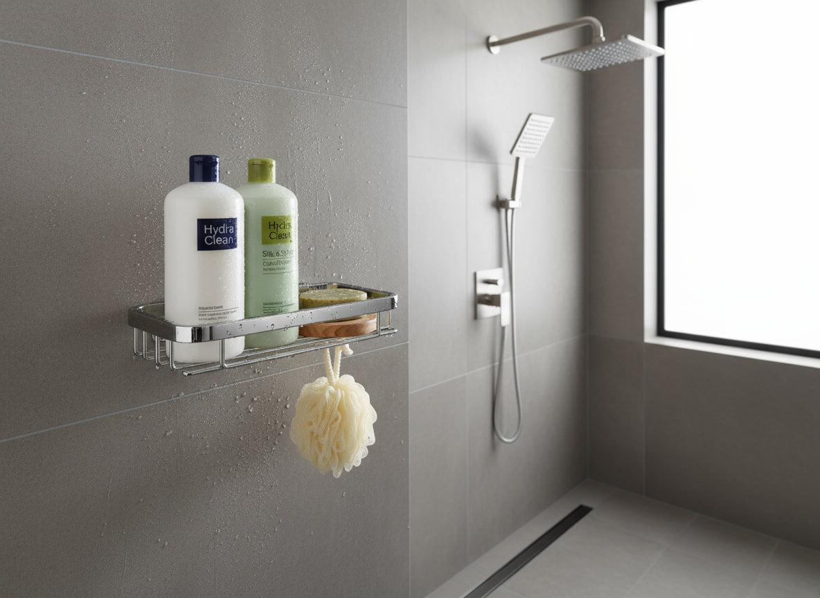 Seifenkorb chrom geschlossen 130x100 mm – TRINNITY