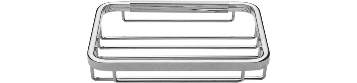 Seifenkorb chrom geschlossen 130x100 mm – TRINNITY