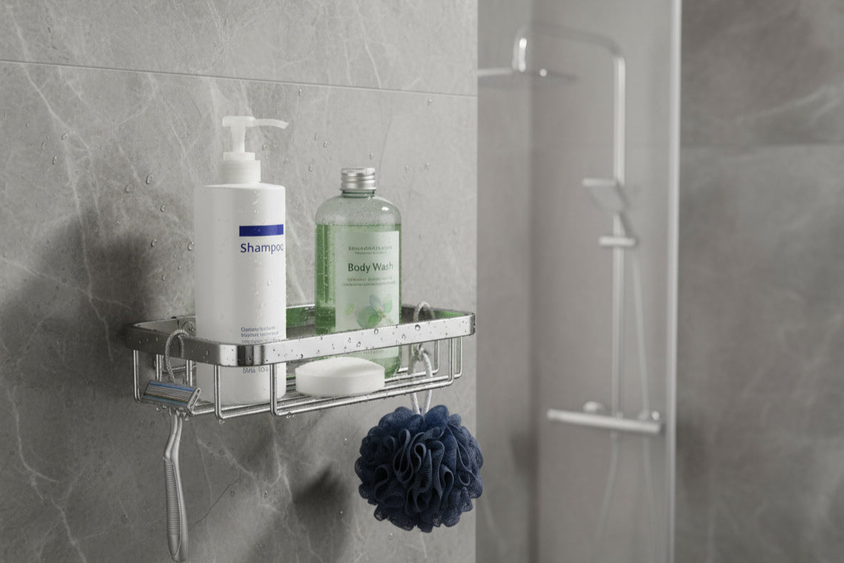 Seifenkorb chrom geschlossen 130x100 mm – TRINNITY