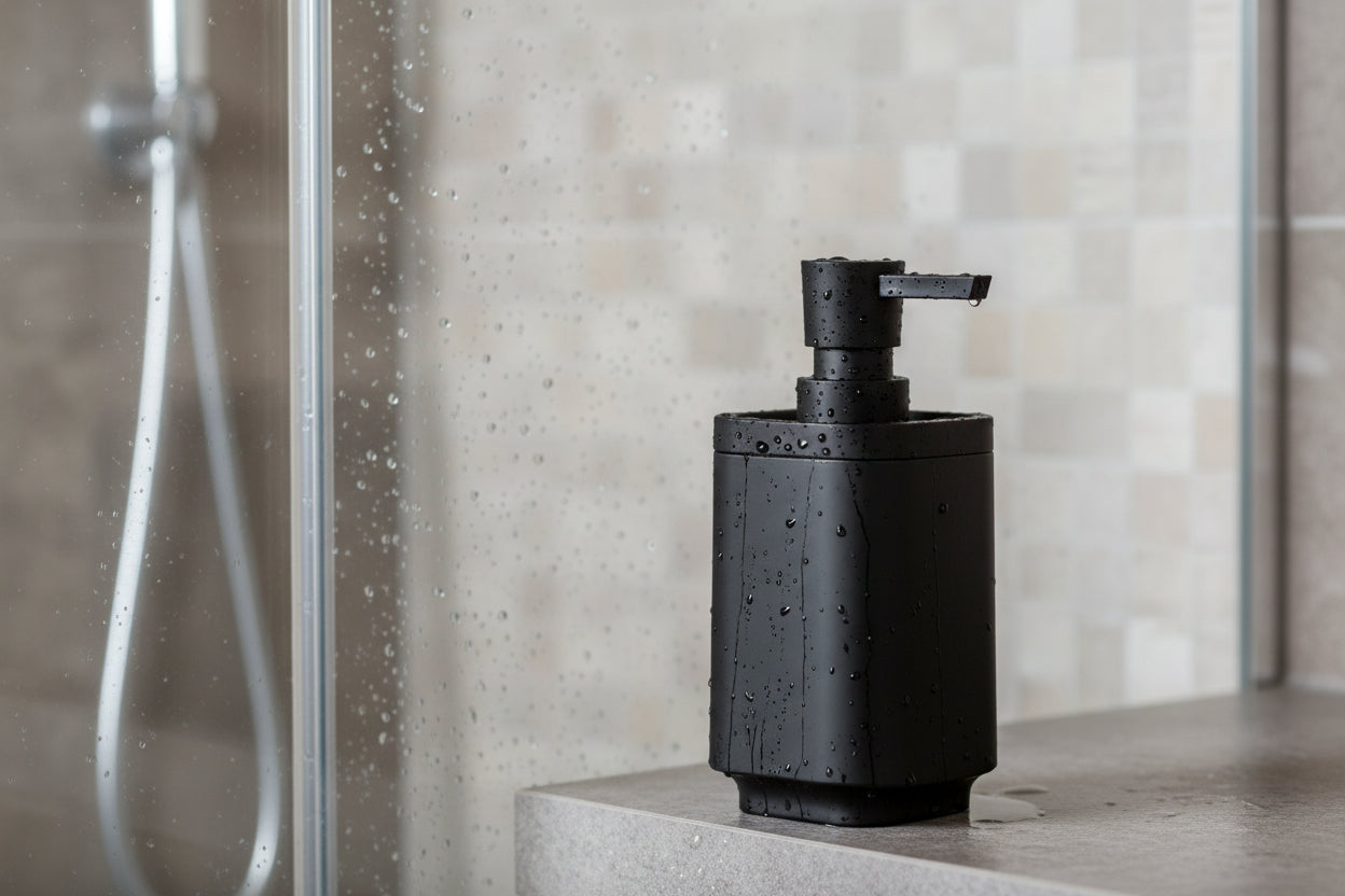 SATIN SQUARE Seifenspender – Formschön, modern und leicht zu reinigen