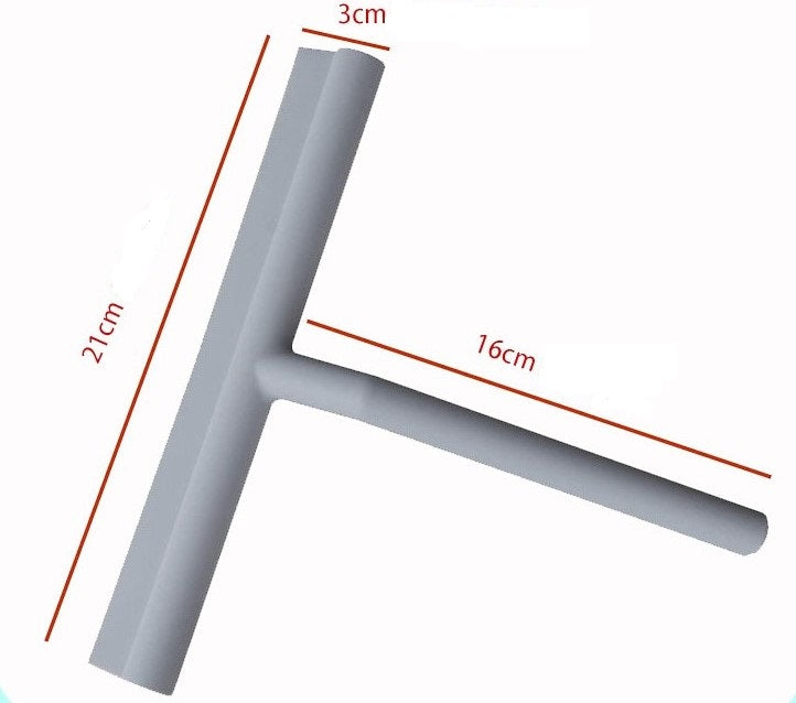 Duschabzieher Typ Smart – Silikonummantelt mit Edelstahlkern – Inkl. Halterung – Art.Nr. A95180