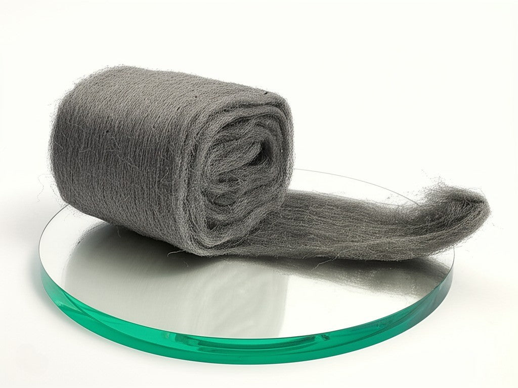 Kristhal superfeine Stahlwolle Typ 0000 für Glas – Entfernt hartnäckige Ablagerungen – Art.Nr. 0000